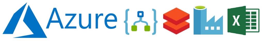 Azure Databricks, Excel custom functions programming, Azure Data Factory, Azure Logic Apps